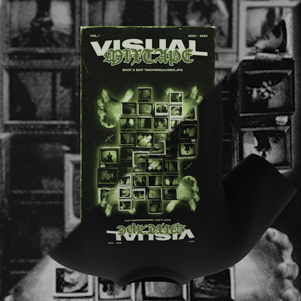 TIMOVERGAUWEN.JPG | COMBO | SHIRT + VHS + POSTCARD | VISUAL MIXTAPE VOL. 1