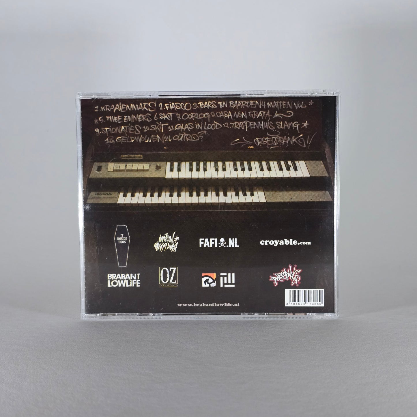 CHRISTOV X REGGIE LINES - ORGAN DRINK CD -NEW!-