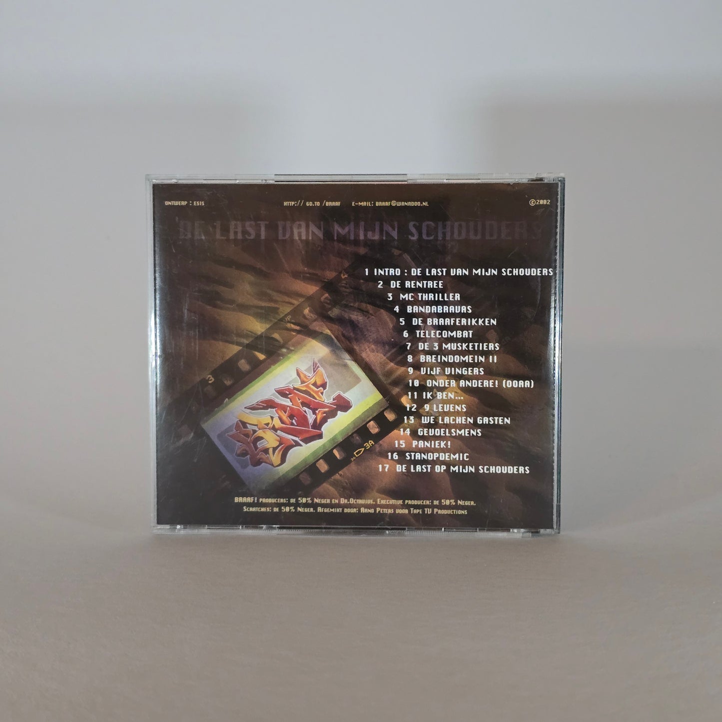BRAAF - THE BURDEN OF MY SHOULDERS CD