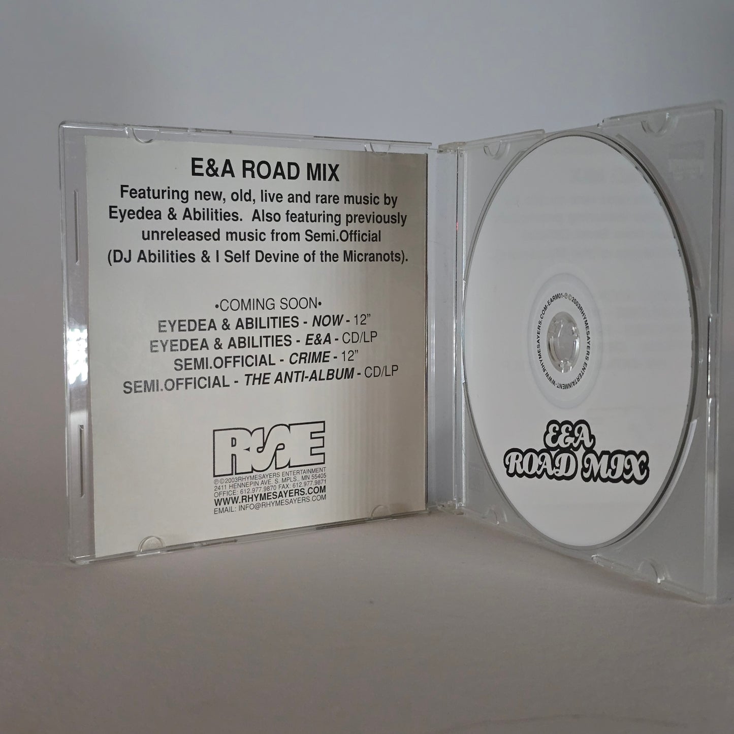 EYEDEA & ABILITIES – E&A ROAD MIX CD