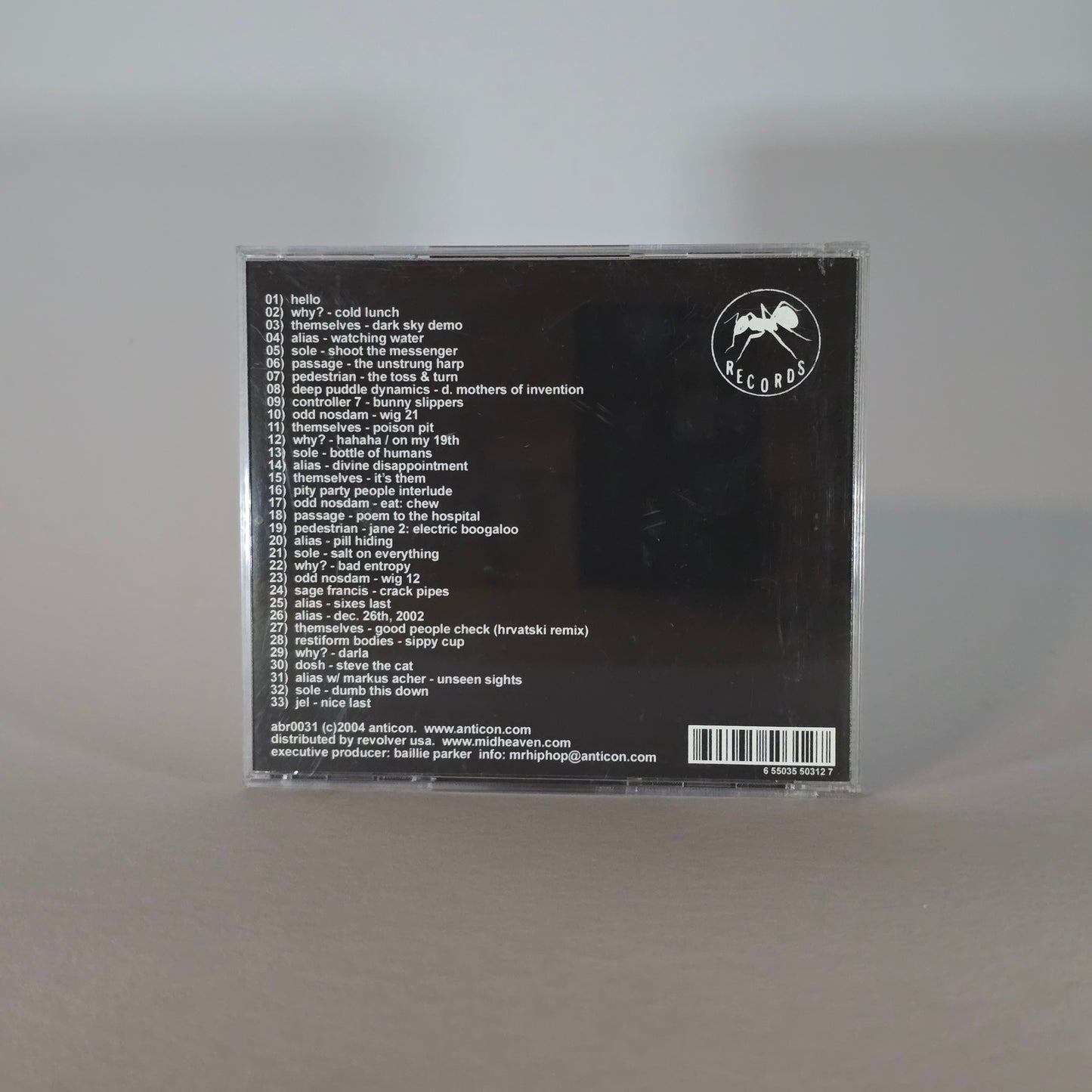 VARIOUS - ANTICON LABEL SAMPLER: 1999-2004 CD
