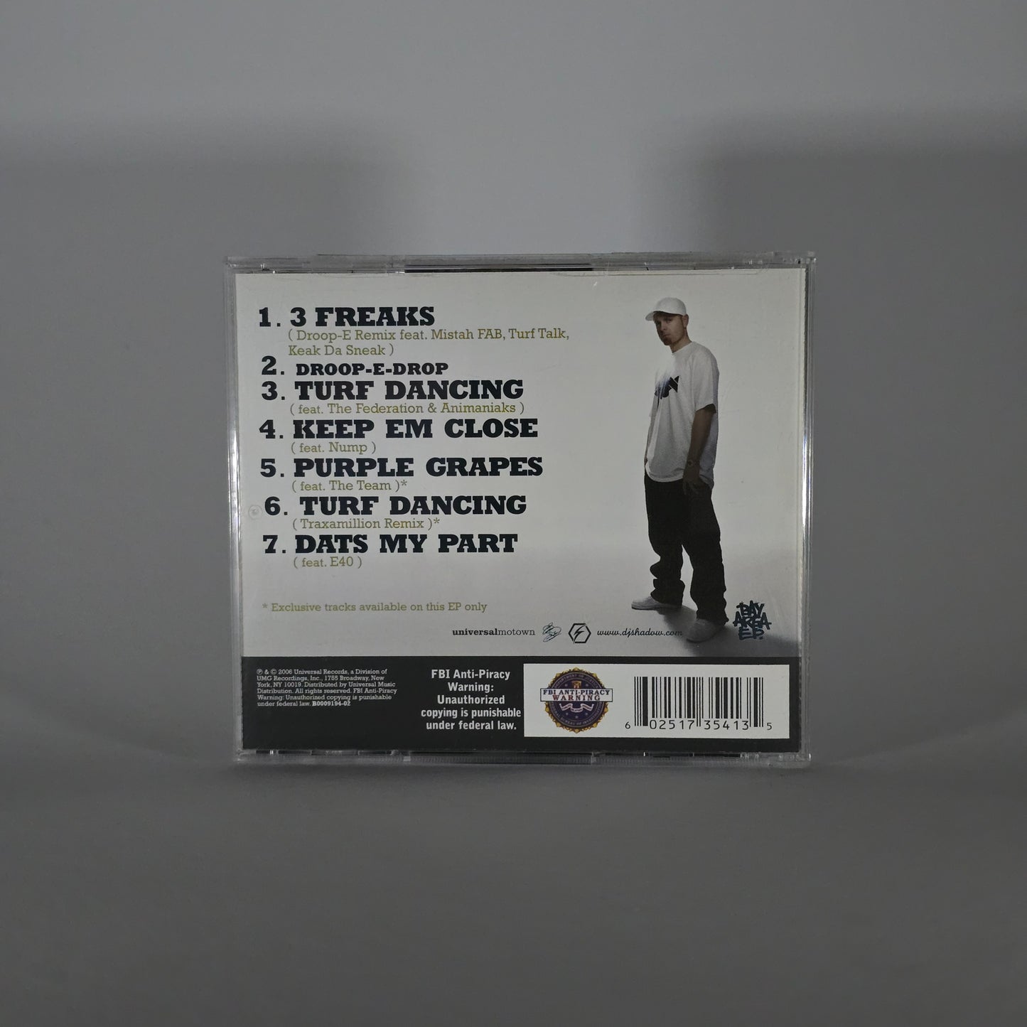 DJ SHADOW – BAY AREA EP-CD