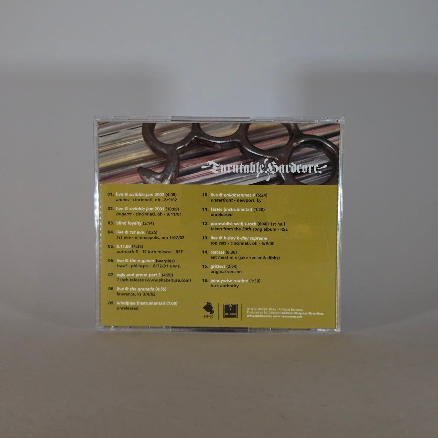 HERR. DIBBS – TURNTABLE HARDCORE VOL. 1 CD -NEU!-