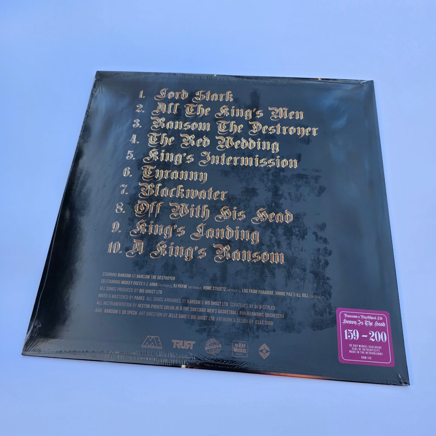 RANSOM – HEAVY IS THE HEAD VINYL (VERSIEGELT), LIMITED EDITION, ROSA FARBIG – NEU!
