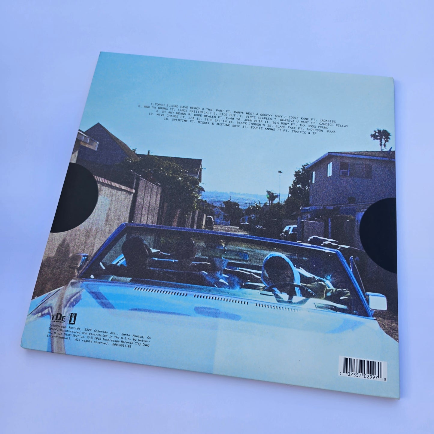 SCHOOLBOY Q - BLANK FACE VINYL (ORANGE COLORED) GATEFOLD 2XVINYL