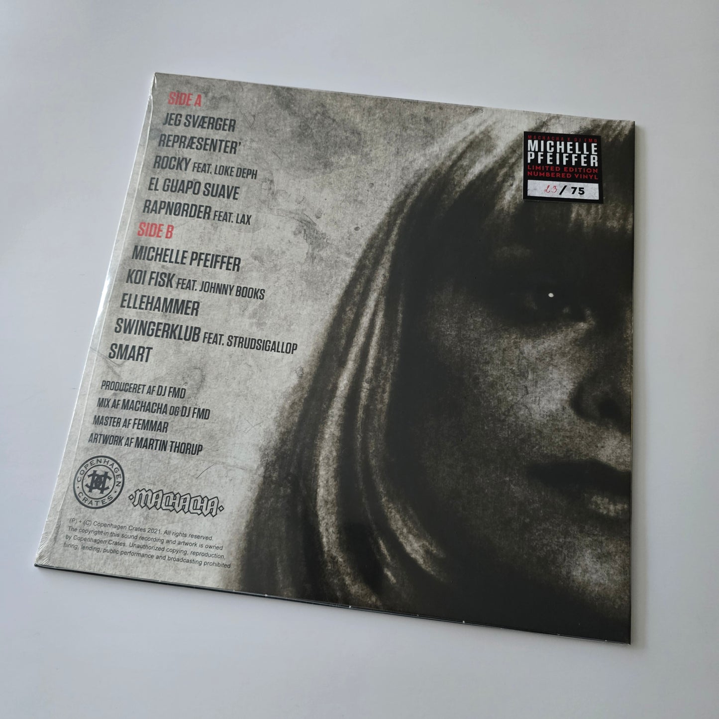 MACHACHA X DJ FMD - MICHELLE PFEIFFER (SEALED) LIMITED EDITION BROWN VINYL -NEW!-