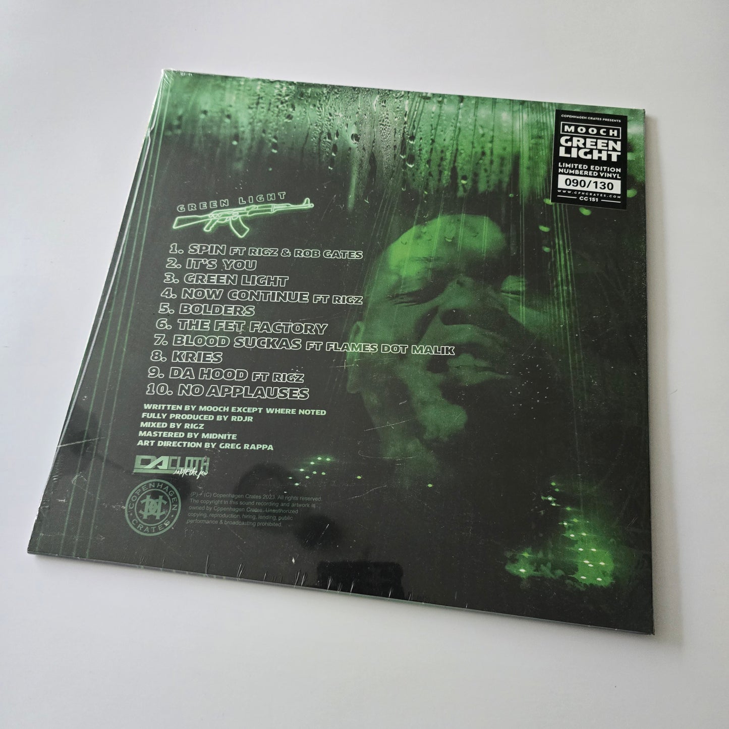 MOOCH - GREEN LIGHT (SEALED) LIMITED EDITION ULTRA CLEAR WITH SPLATTER VINYL -NEW!-