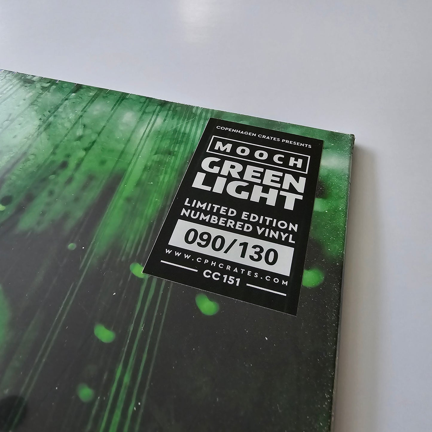MOOCH - GREEN LIGHT (SEALED) LIMITED EDITION ULTRA CLEAR WITH SPLATTER VINYL -NEW!-