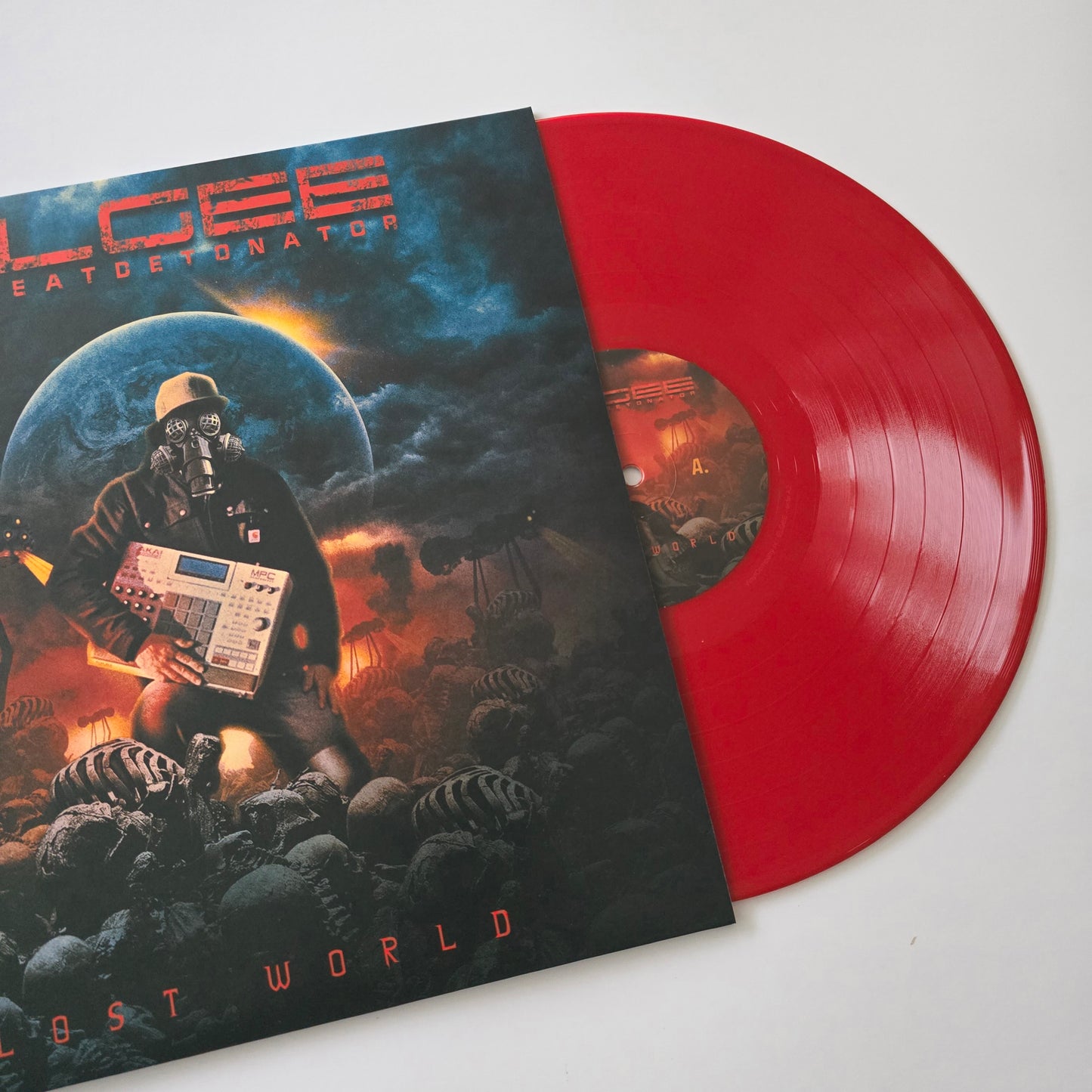 ELGEE DA BEATDETONATOR - LOST WORLD LIMITED EDITION RED VINYL WITH OBI STRIP -NEW!-