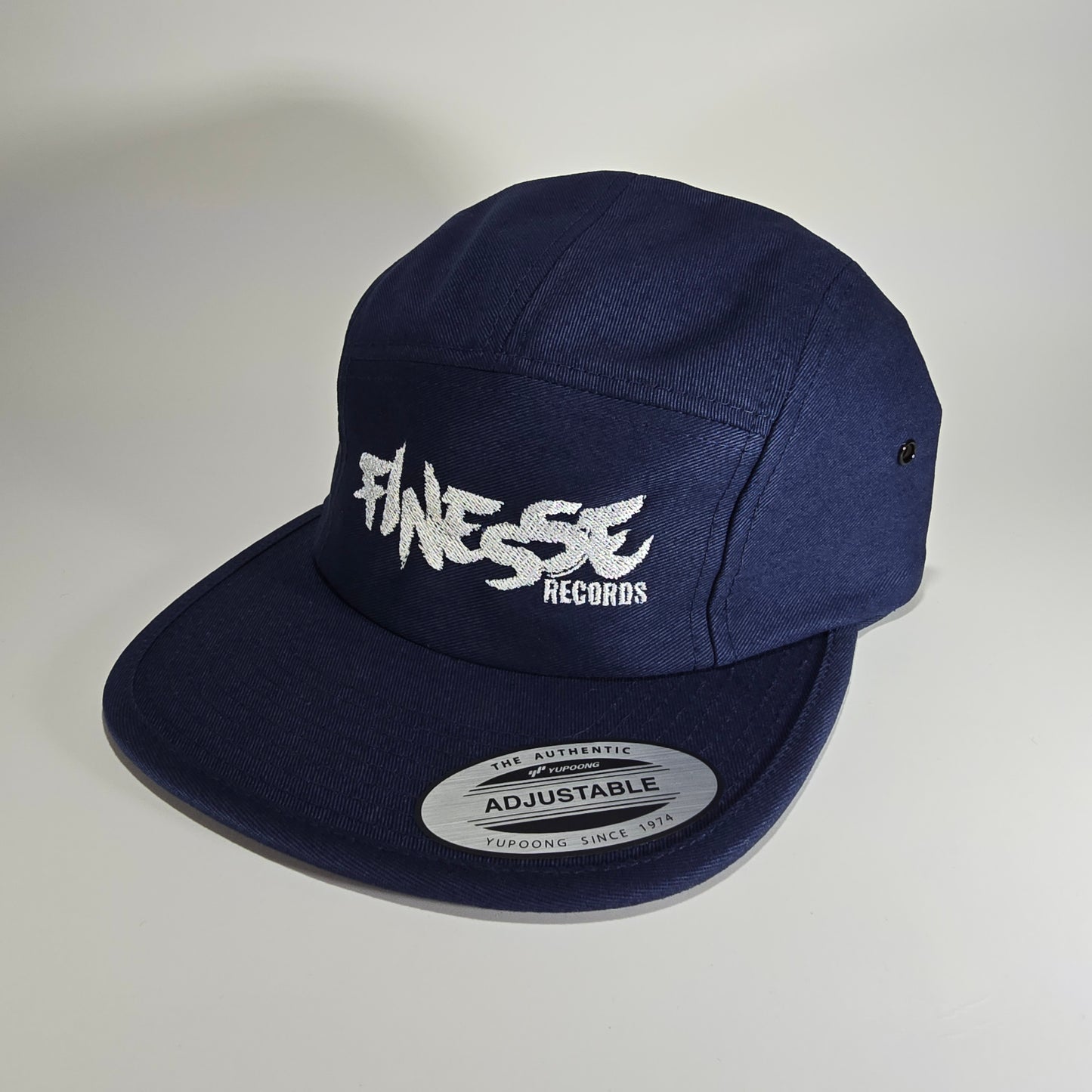 FINESSE RECORDS FLEXFIT 5 PANEL NAVY -NEW!-