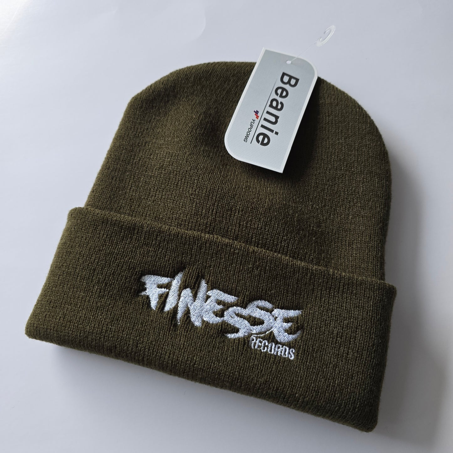 FINESSE RECORDS FLEXFIT CUFFED BEANIE (5 DIFFERENT COLORS) -NEW!-