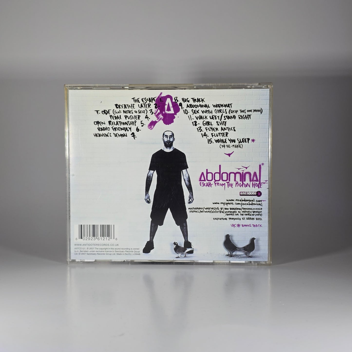 ABDOMINAL - ESCAPE FROM THE PIGEON HOLE CD