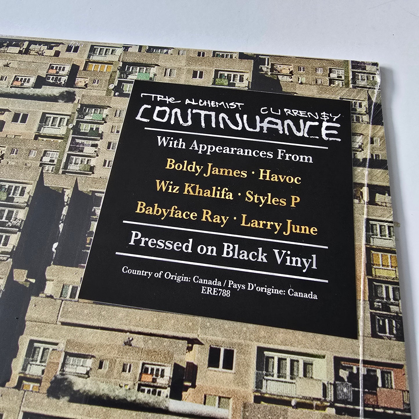 CURREN$Y X THE ALCHEMIST - CONTINUANCE (SEALED) VINYL -NEW!-