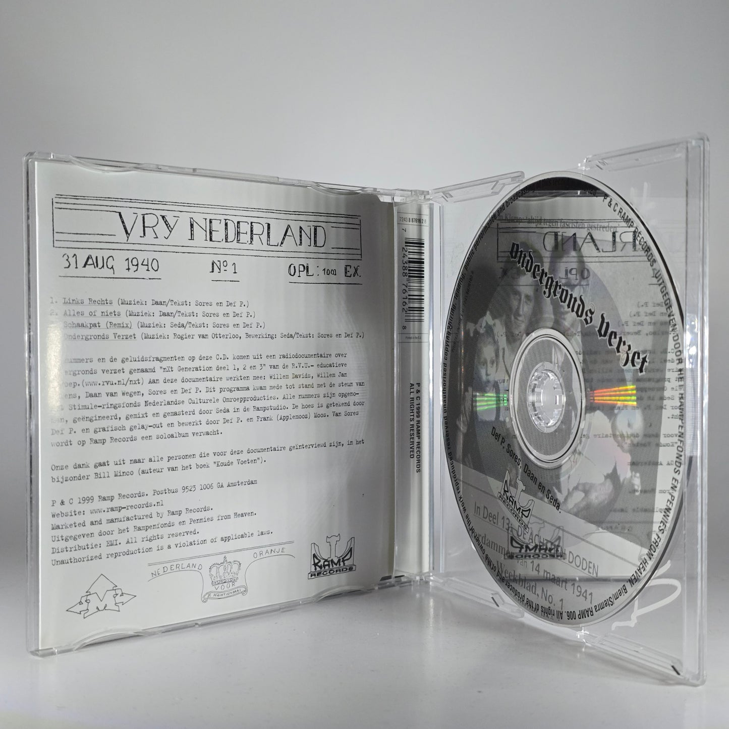 ONDERGRONDS VERZET - ONDERGRONDS VERZET CD MAXI-SINGLE