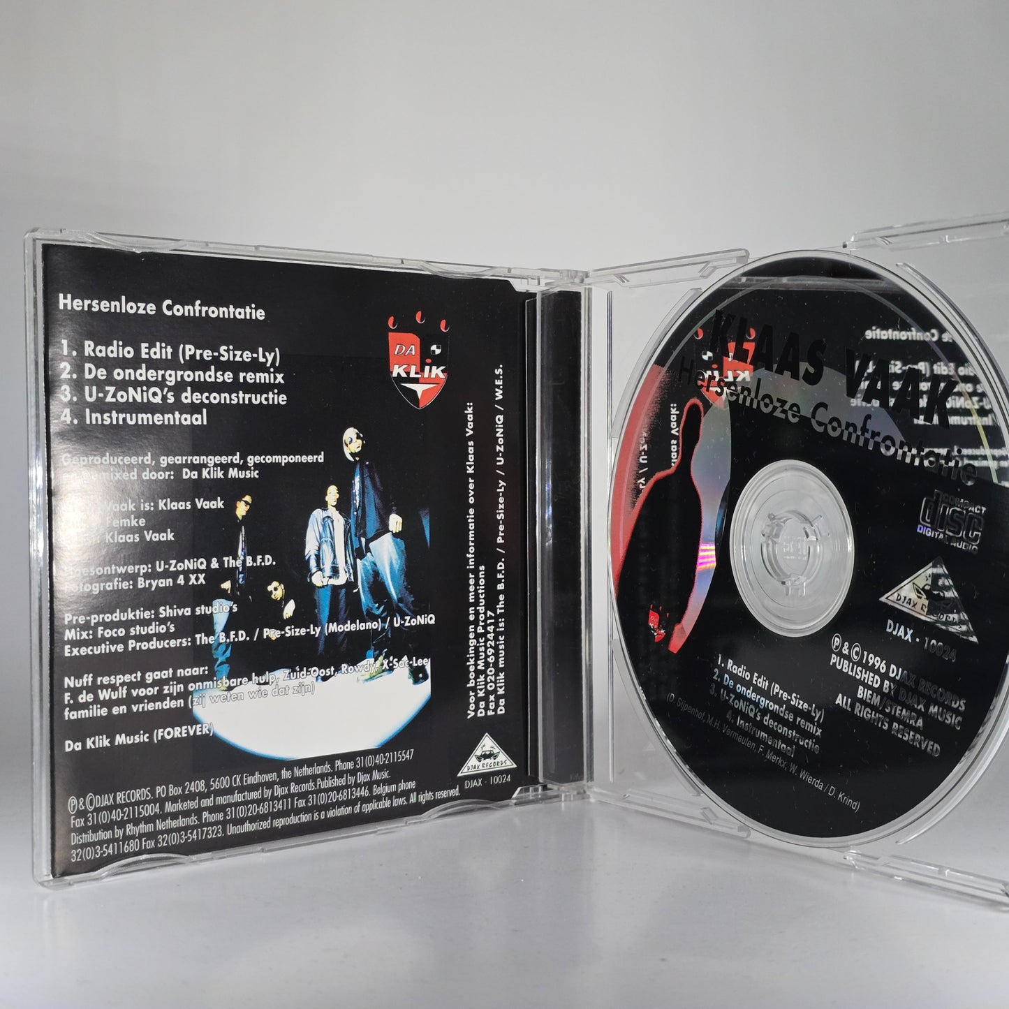 KLAAS VAAK - HERSENLOZE CONFRONTATIE CD MAXI-SINLE