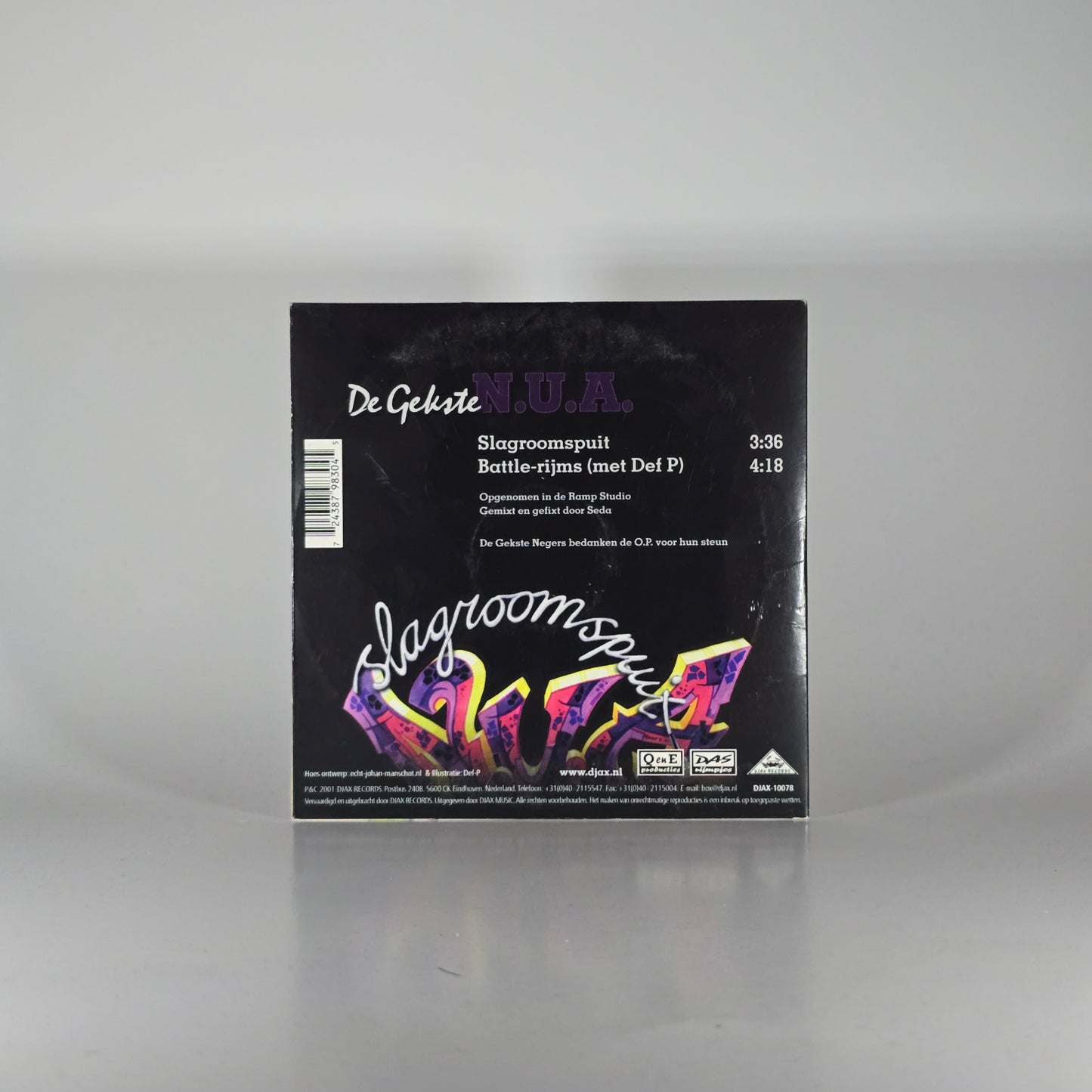 DE GEKSTE N.U.A. - SLAGROOMSPUIT CD SINGLE