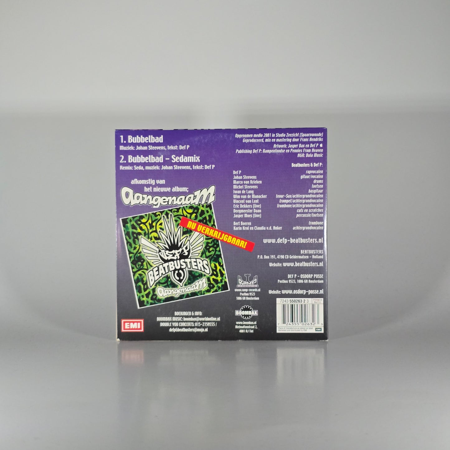 DEF P & BEATBUSTERS - BUBBELBAD CD SINGLE