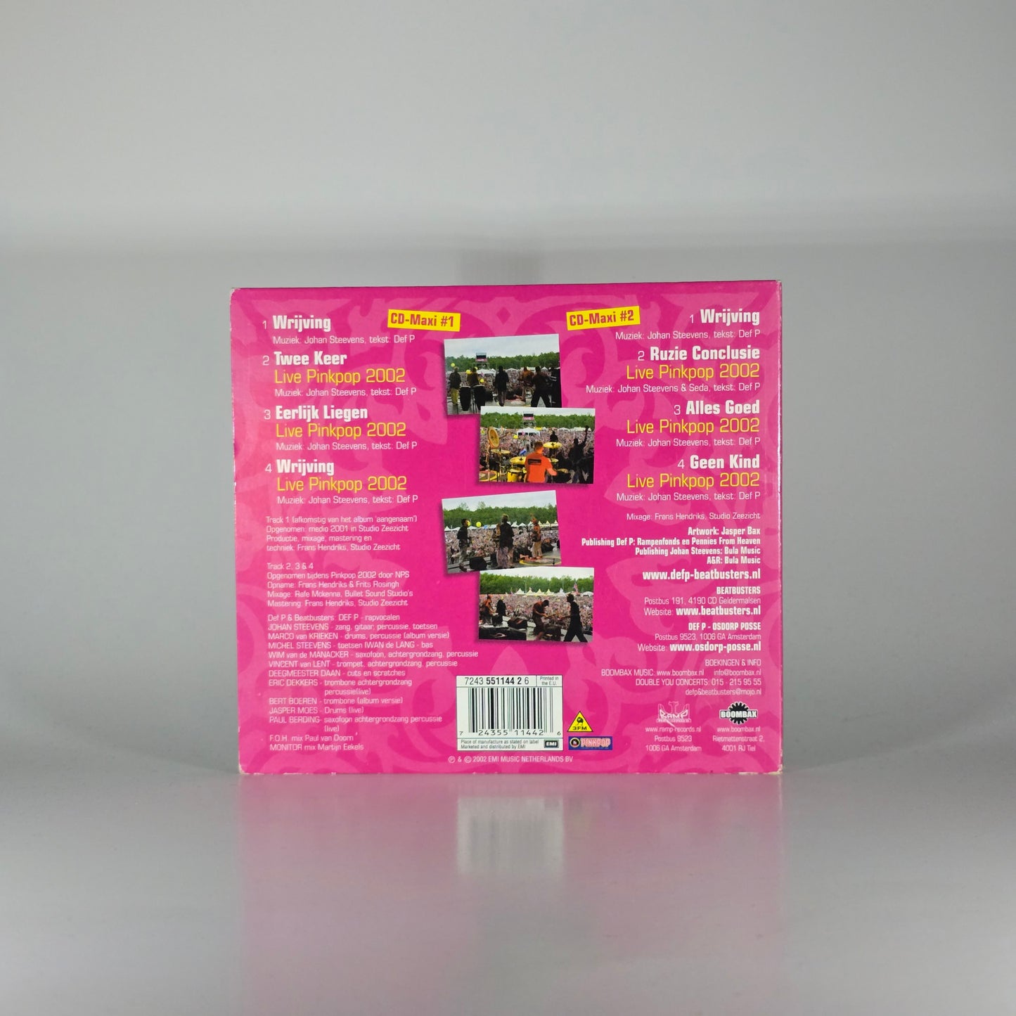 DEF P & BEATBUSTERS - WRIJVING (2XCD) MAXI-SINGLE