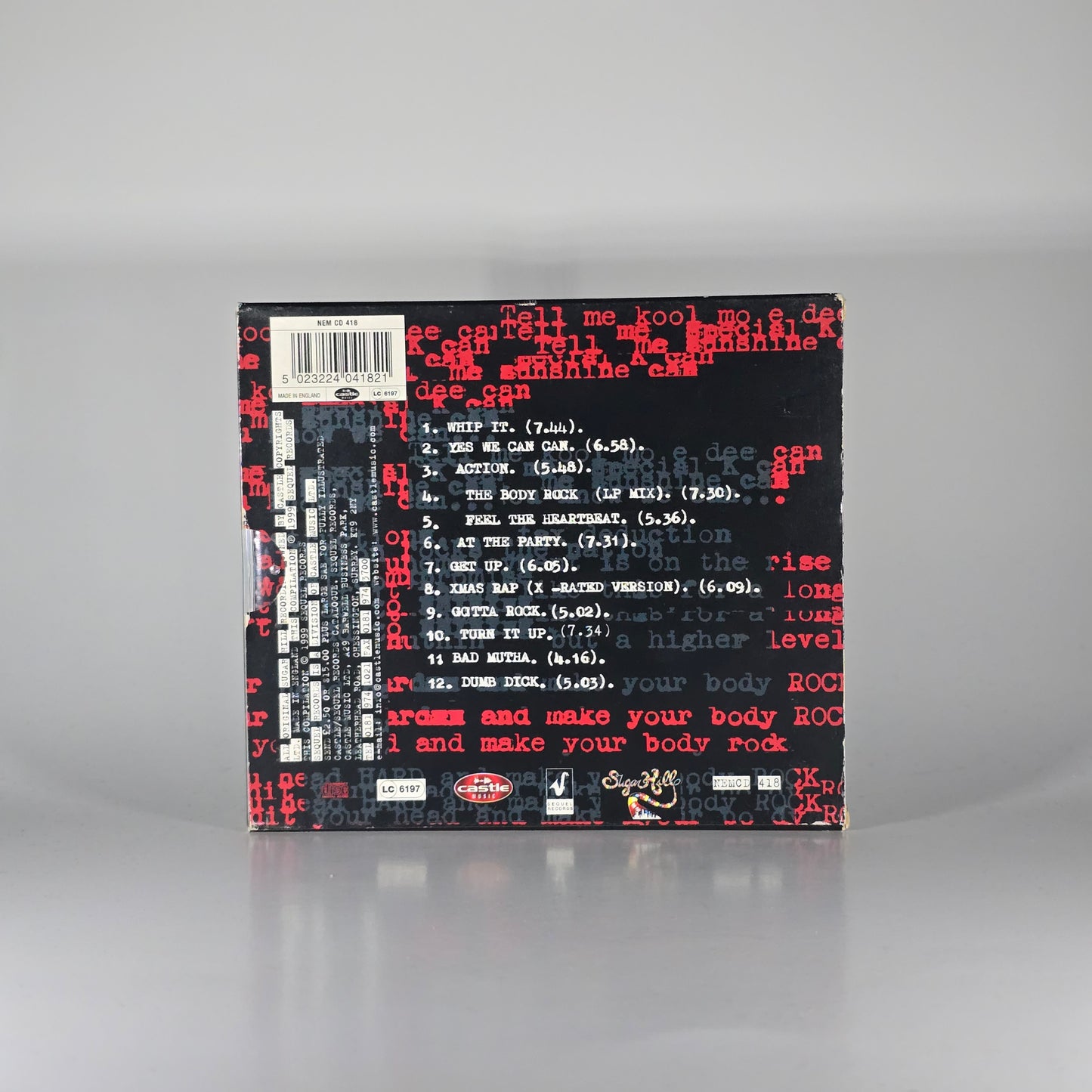 TREACHEROUS THREE FEATURING KOOL MOE DEE - BACK TO THE OLD SCHOOL (TURN IT UP) CD