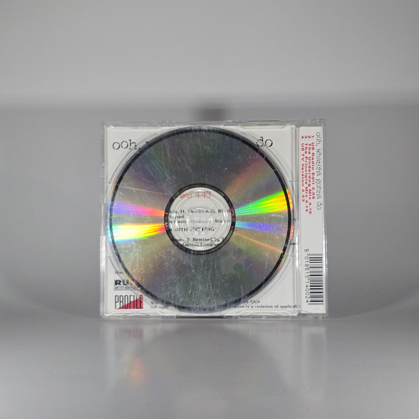 RUN DMC - OOH, WATCHA GONNA DO CD MAXI-SINGLE