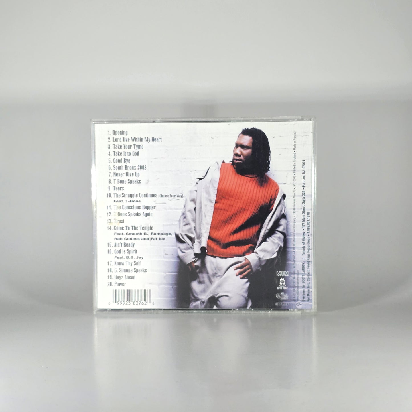 KRS ONE AND THE TEMPLE OF HIP-HOP - SPIRITUAL MINDED CD