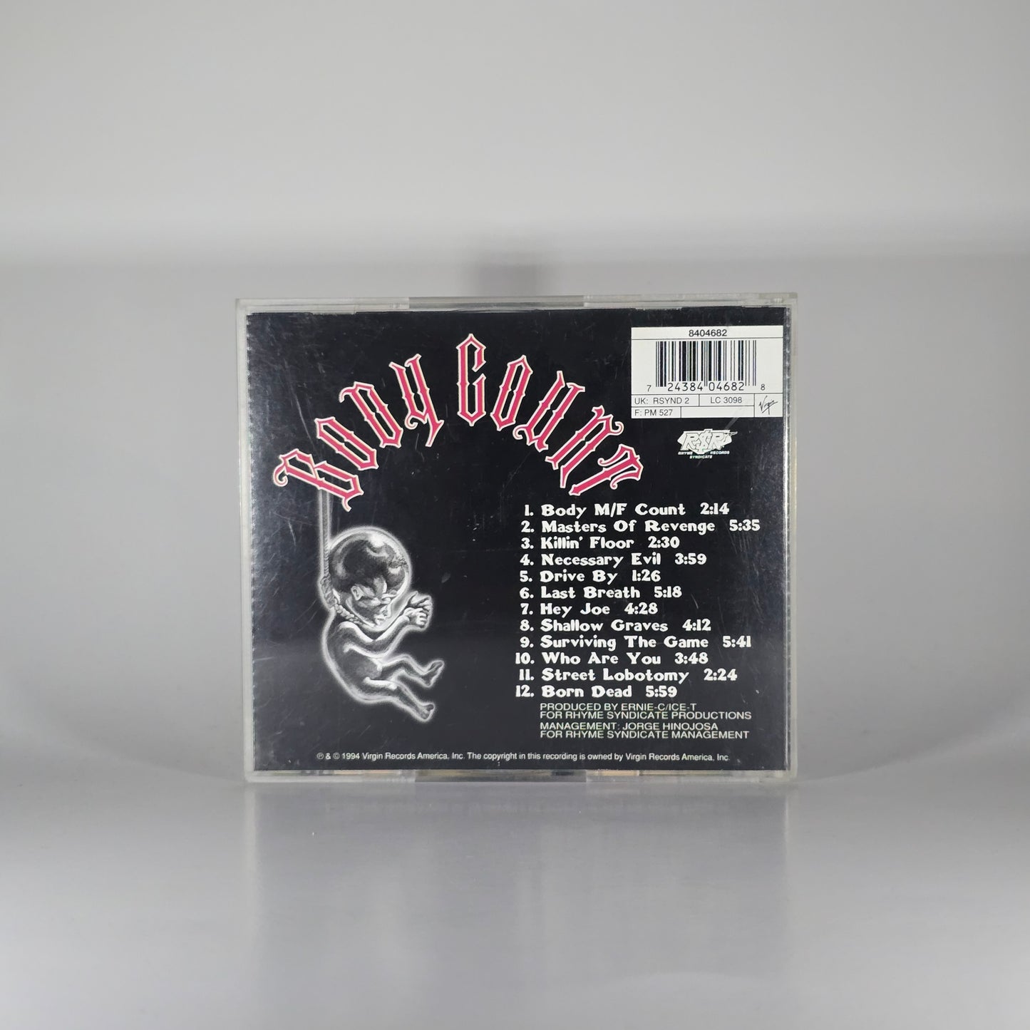 BODY COUNT - BORN DEAD / LIVE IN EUROPE (2XCD) LIMITED EDITION