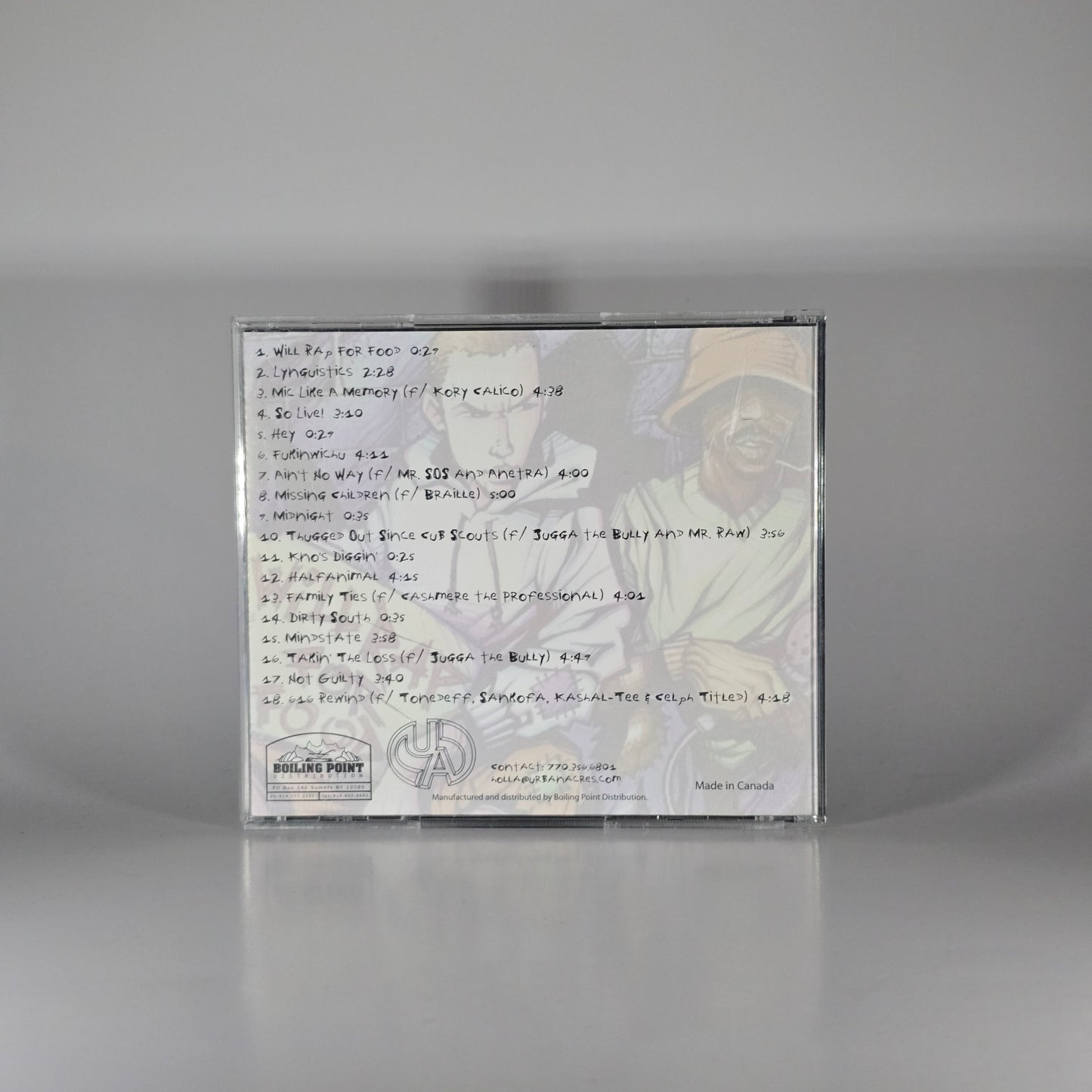CUNNINLINGUISTS - WILL RAP FOR FOOD (SIGNED) CD