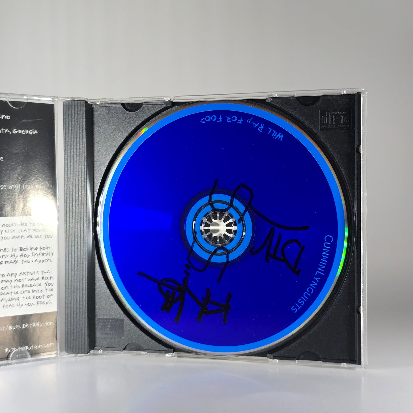 CUNNINLINGUISTS - WILL RAP FOR FOOD (SIGNED) CD