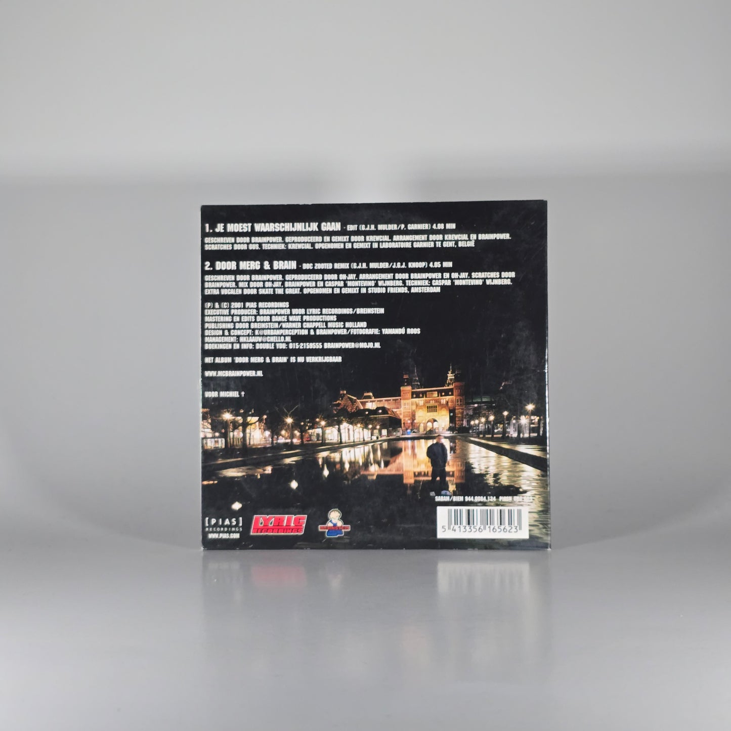 BRAINPOWER - JE MOEST WAARSCHIJNLIJK GAAN CD SINGLE