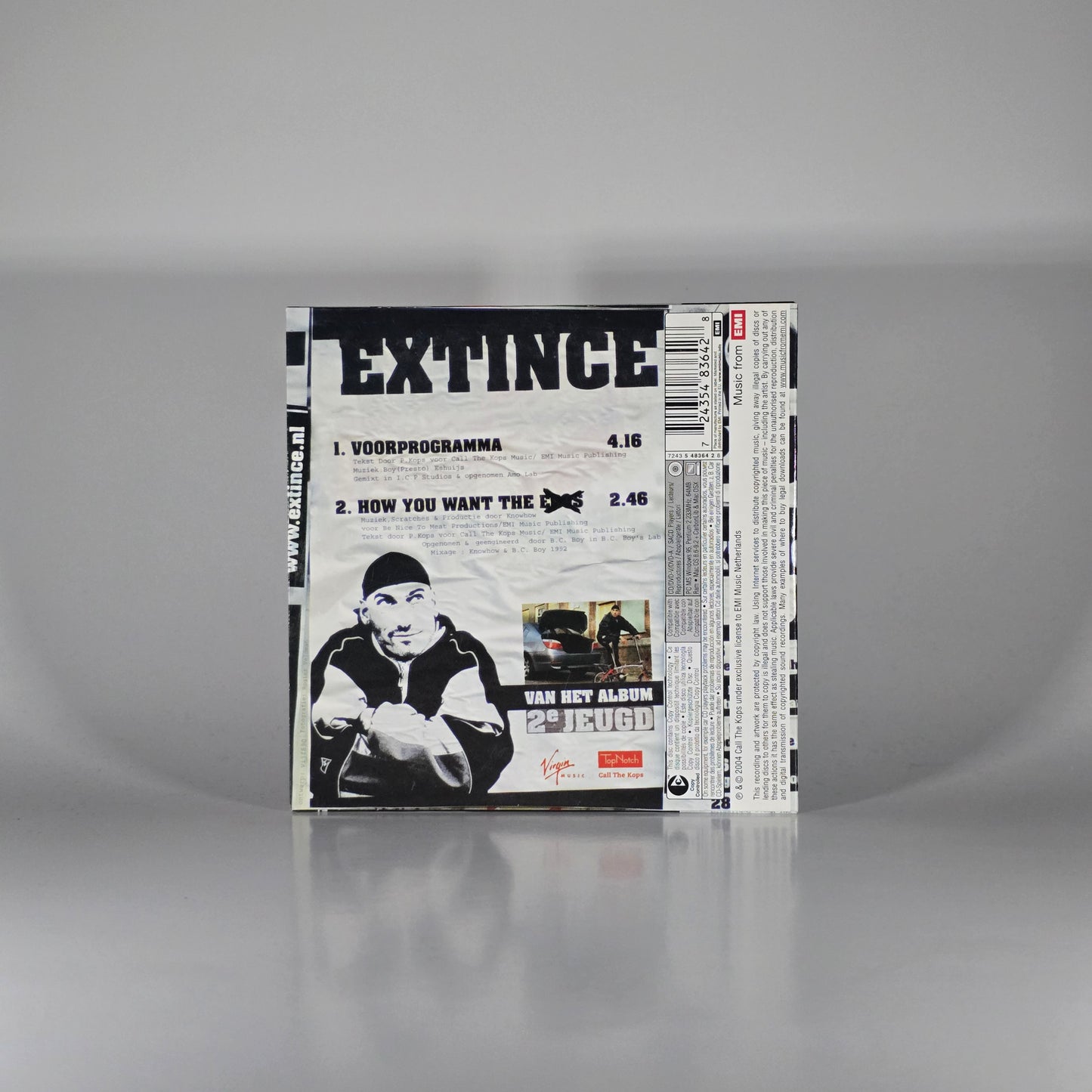 EXTINCE - VOORPROGRAMMA CD SINGLE