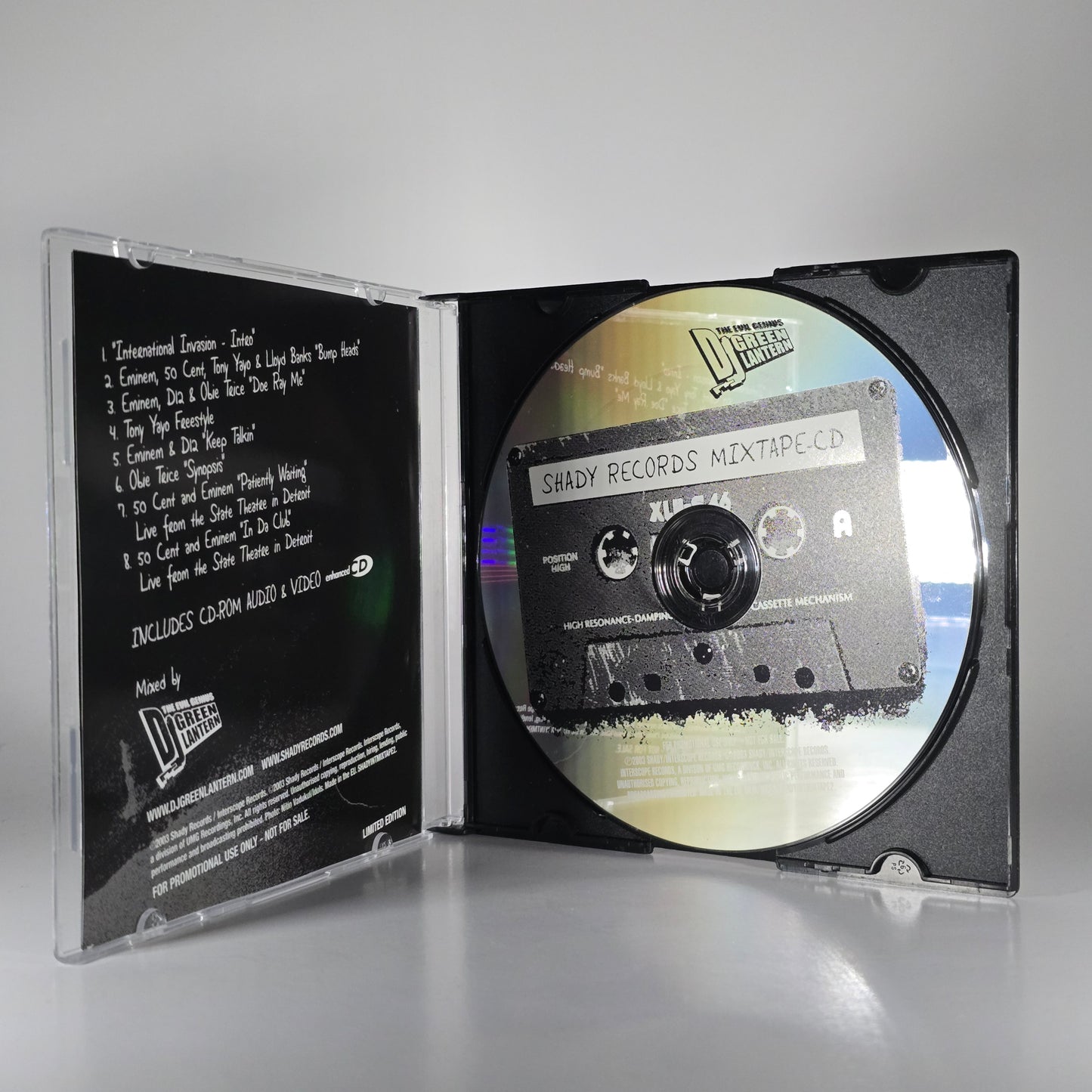 EMINEM - THE EVIL GENIUS DJ GREEN LANTERN MIXTAPE CD