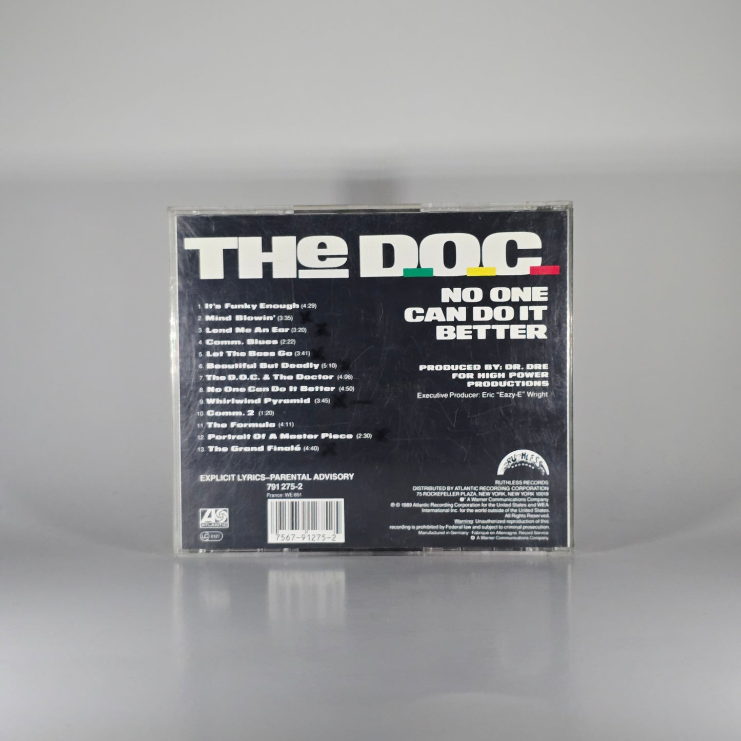 THE D.O.C. - NO ONE CAN DO IT BETTER CD