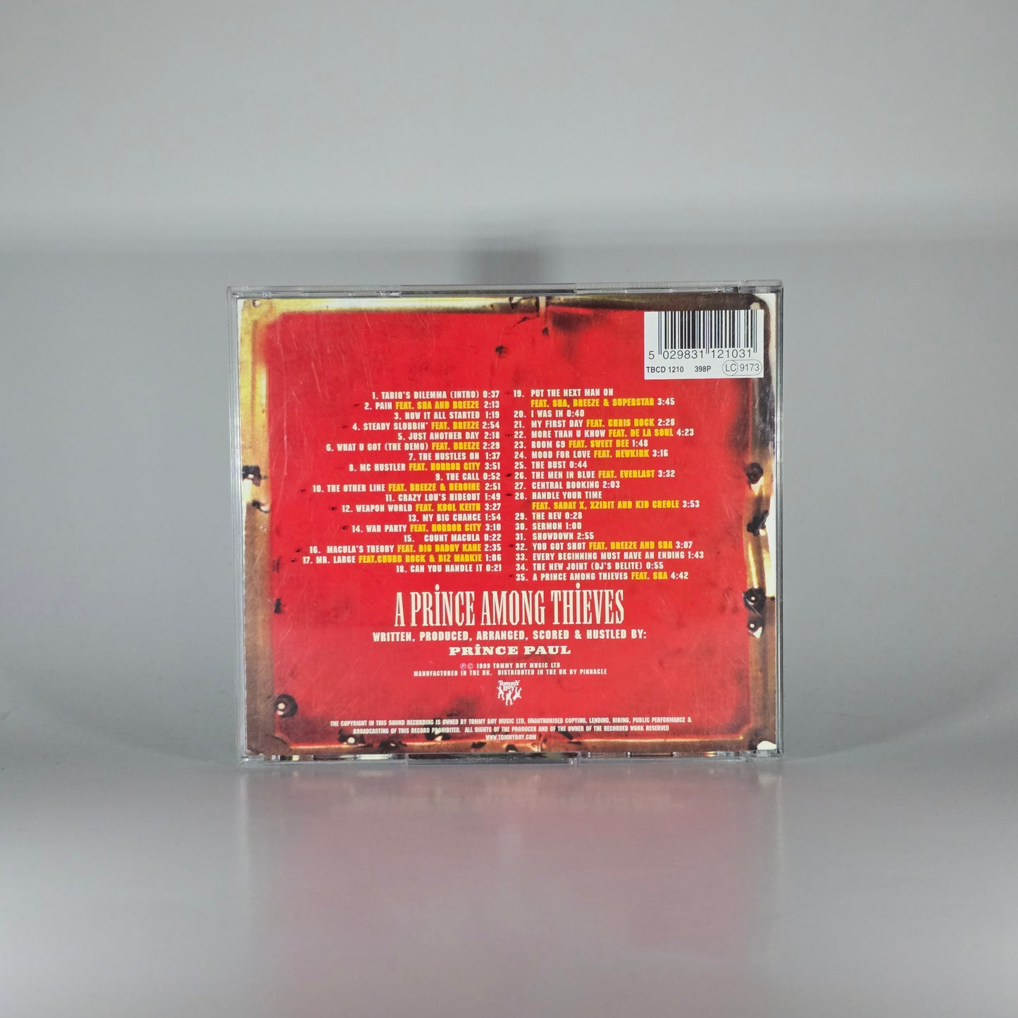 PRINCE PAUL - A PRINCE AMONG THIEVES CD