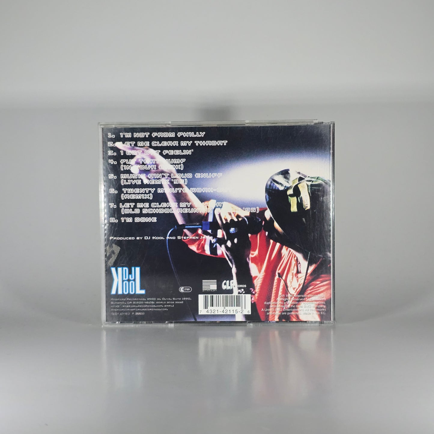 DJ KOOL - LET ME CLEAR MY THROAT CD