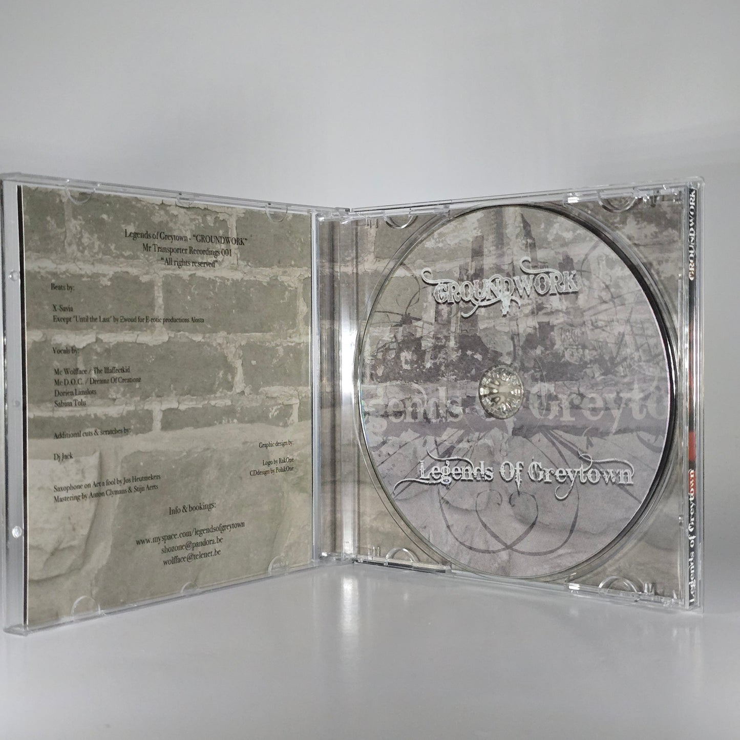 LEGENDS OF GREYTOWN - GROUNDWORK CD