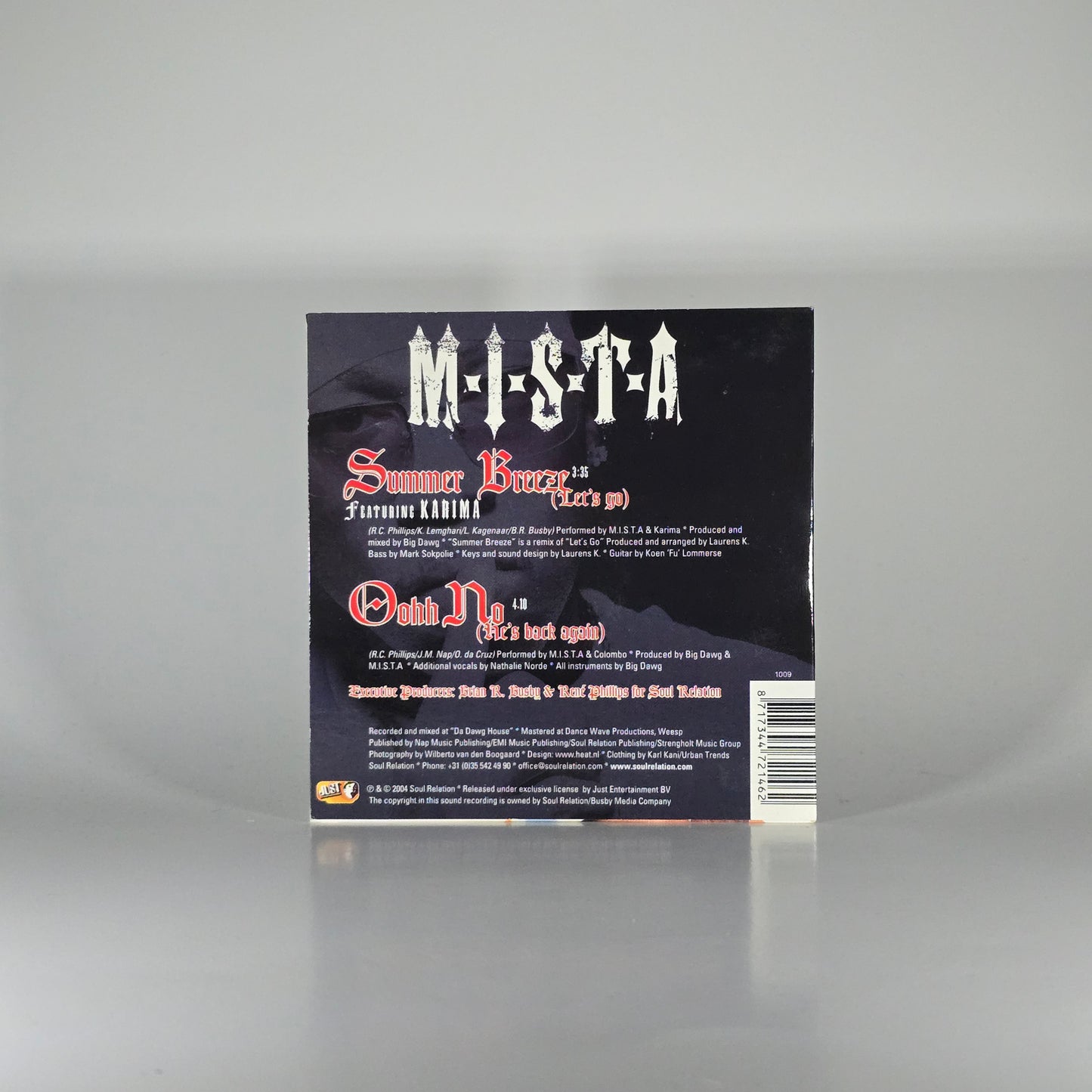 M.I.S.T.A. FT. KARIMA - SUMMER BREEZE CD SINGLE