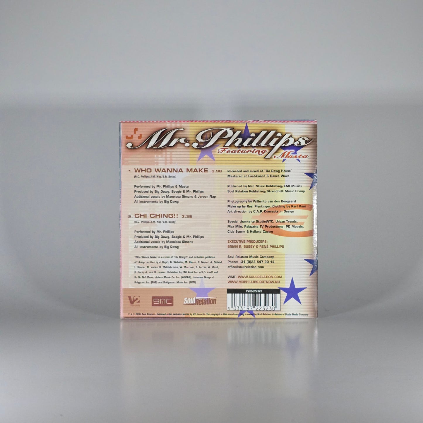 MR. PHILLIPS FT. MASTA - WHO WANNA MAKE / CHI CHING!! CD SINGLE