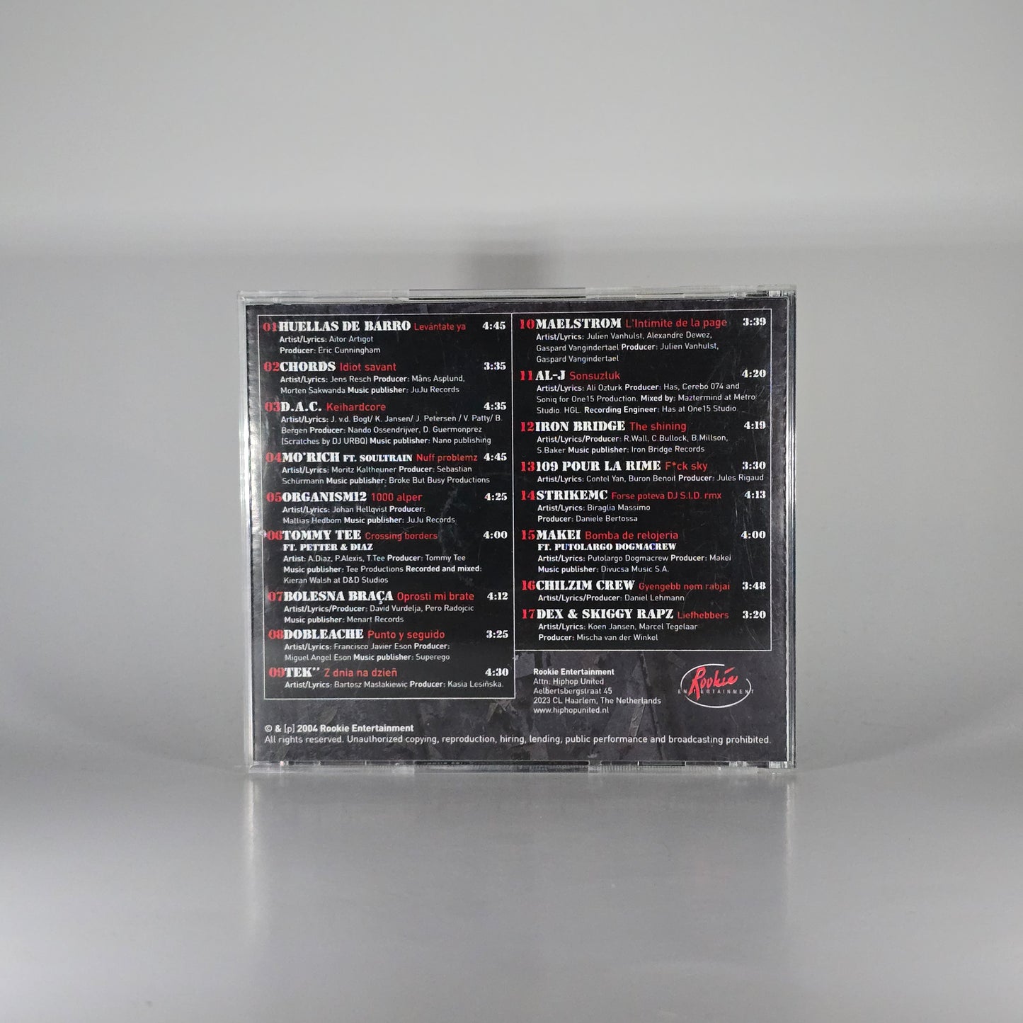 VARIOUS - HIPHOP UNITED (A EUROPEAN HIPHOP COMPILATION) CD