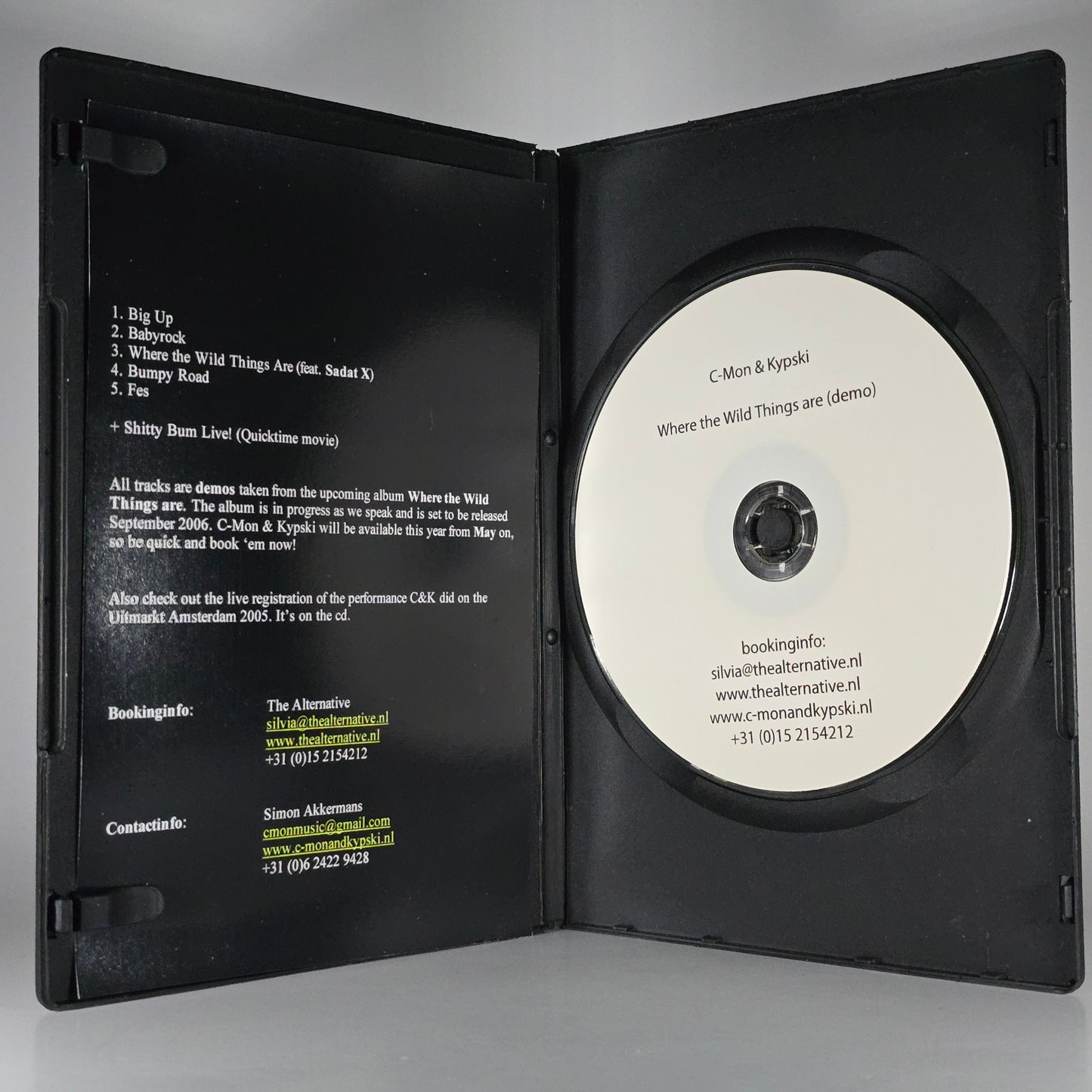 C-MON & KYPSKI - WHERE THE WILD THINGS ARE DEMO CD