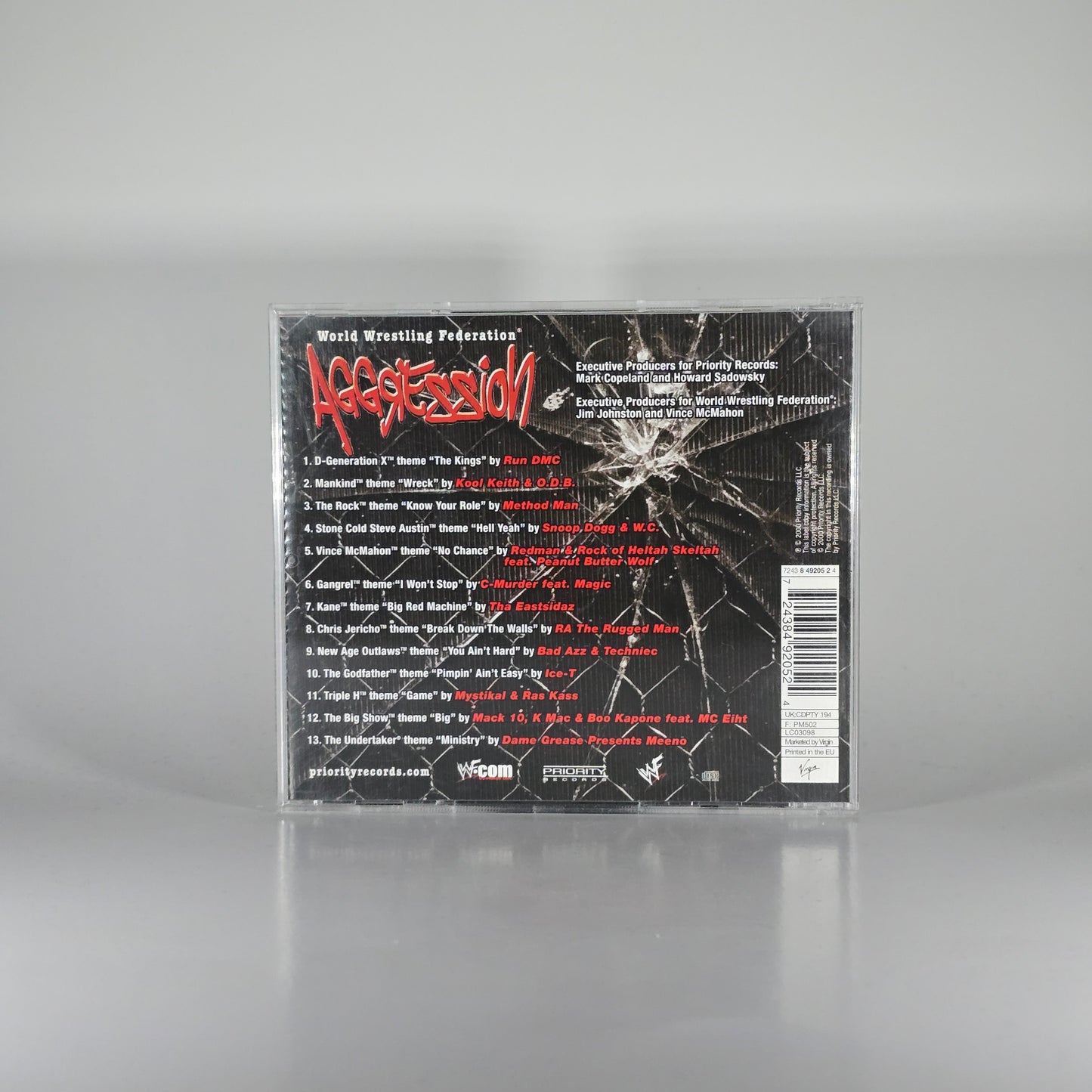 VARIOUS - WWF AGGRESSION CD