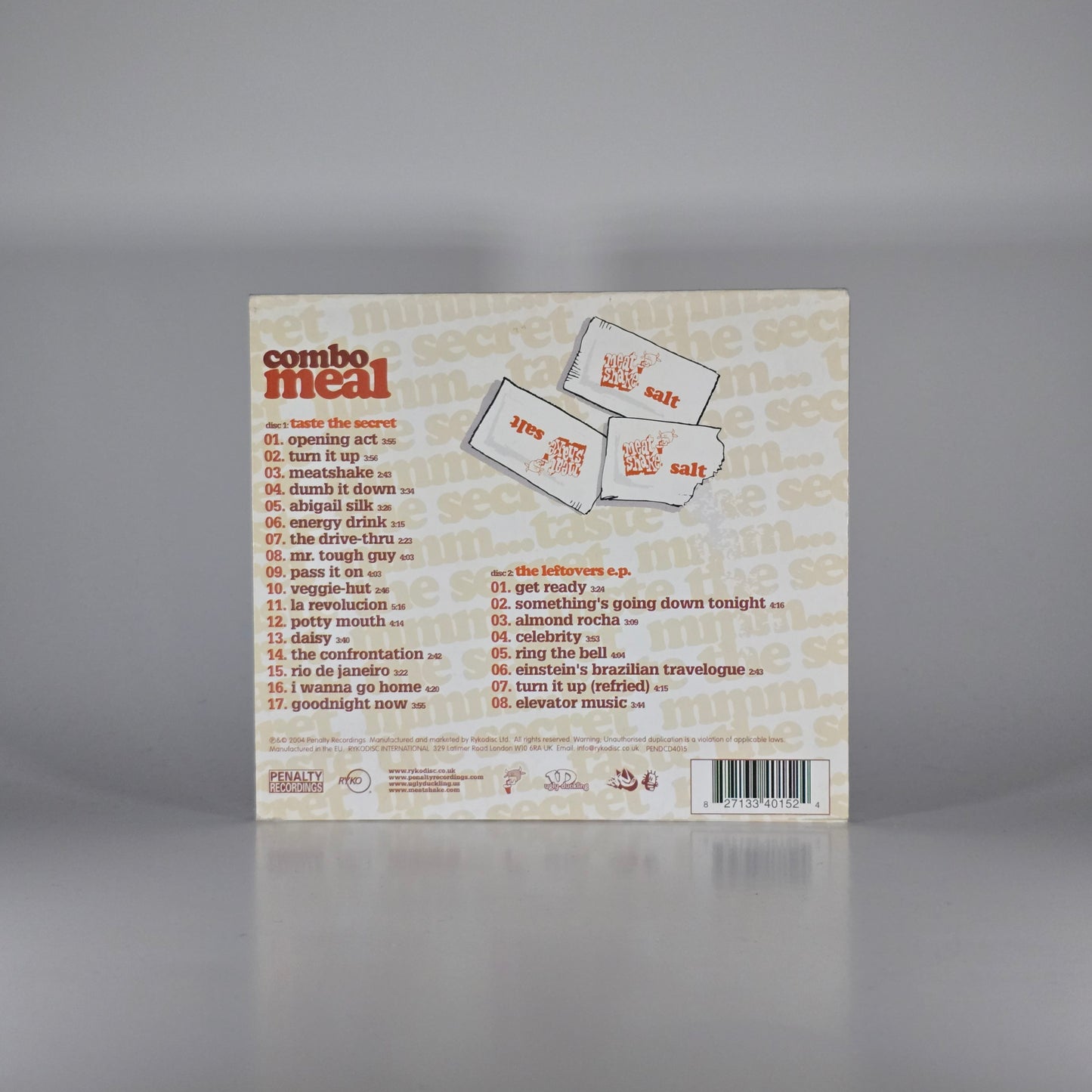 UGLY DUCKLING - COMBO MEAL (TASTE THE SECRET + THE LEFTOVERS E.P.) 2XCD