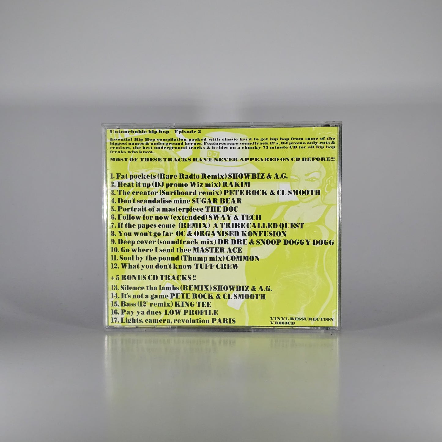 VARIOUS - UNTOUCHABLE HIP HOP EPISODE 2 CD