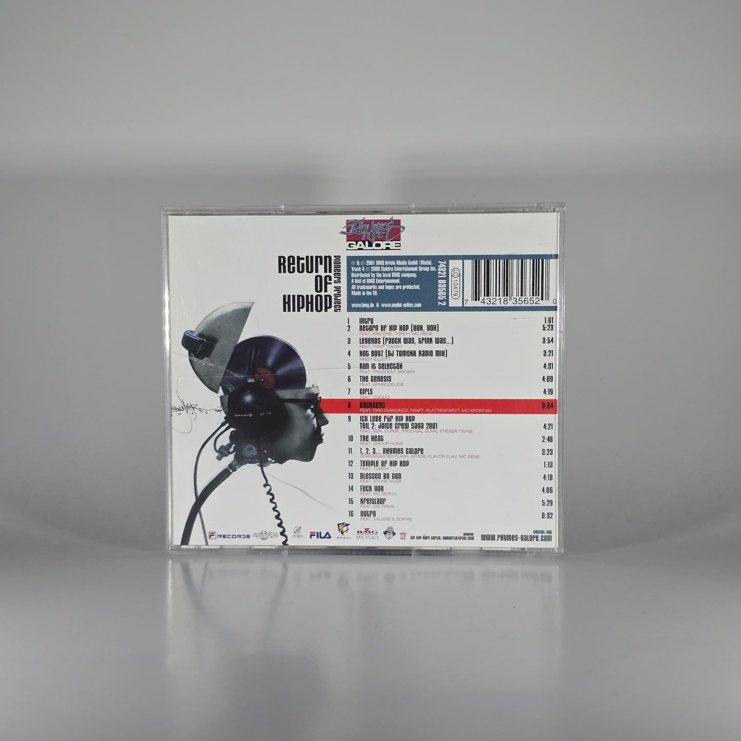 DJ TOMEKK - RETURN OF HIP HOP CD