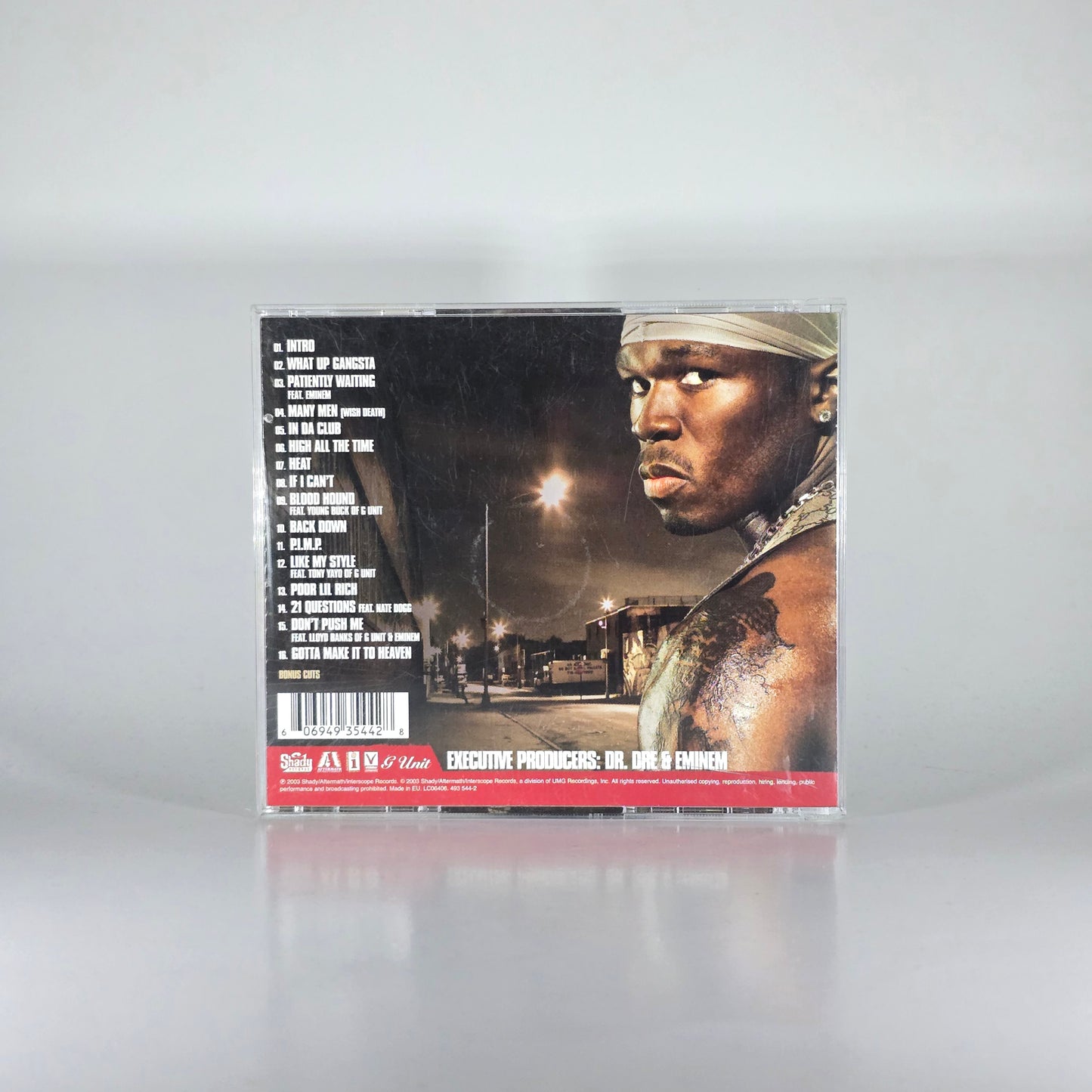 50 CENT - GET RICH OR DIE TRYING CD (INCLUSIEF EUROPEAN TOUR DOLLAR)