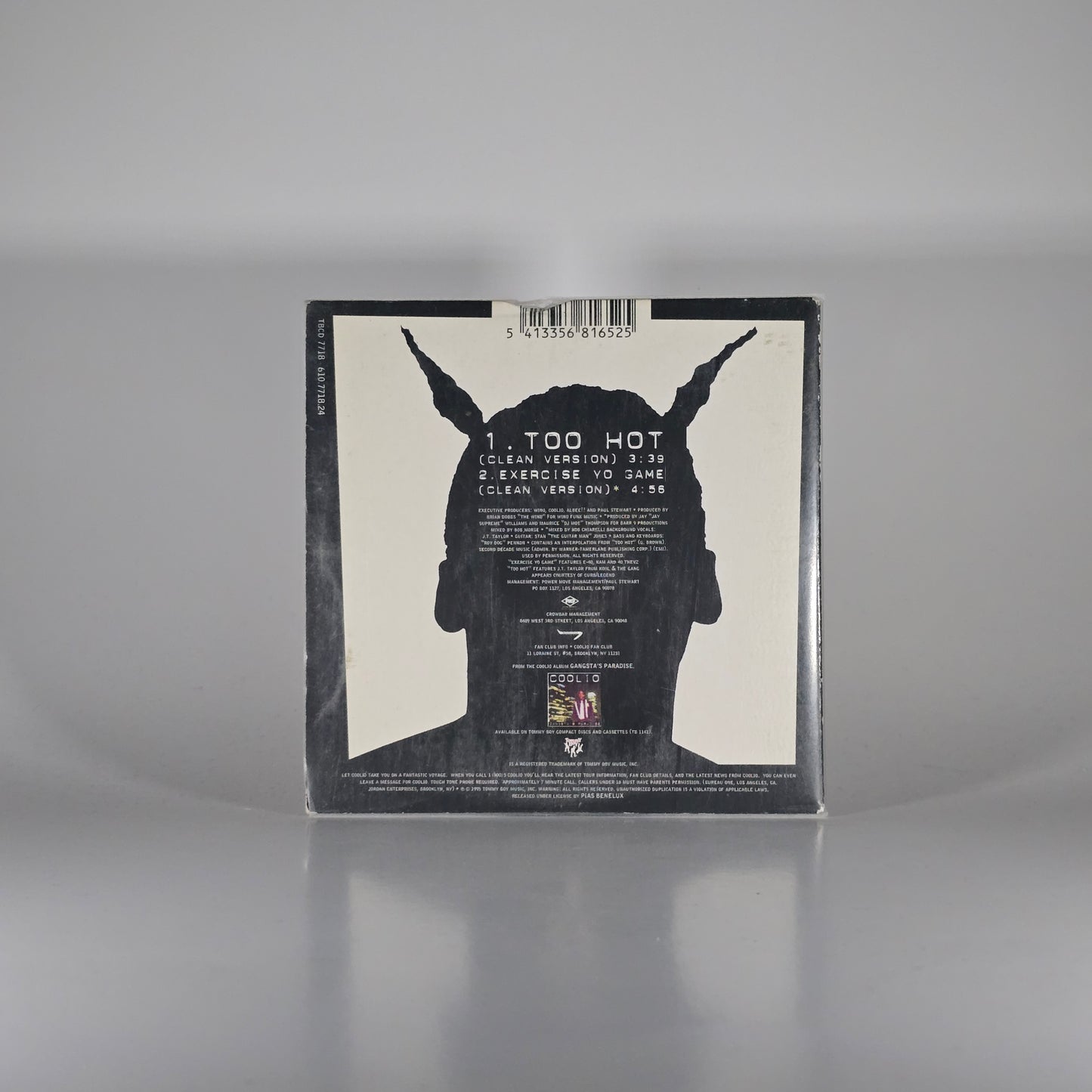 COOLIO - TOO HOT CD SINGLE