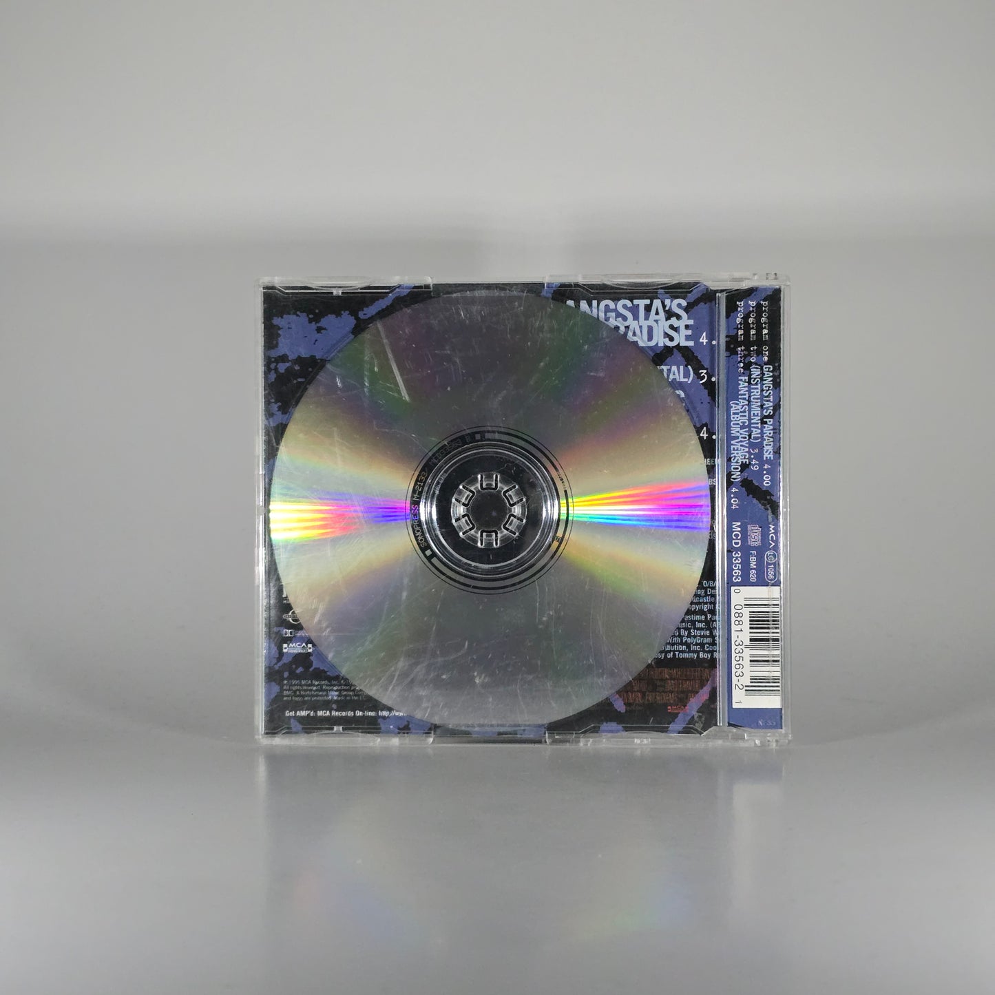 COOLIO FT L.V. - GANGSTA'S PARADISE CD MAXI SINGLE