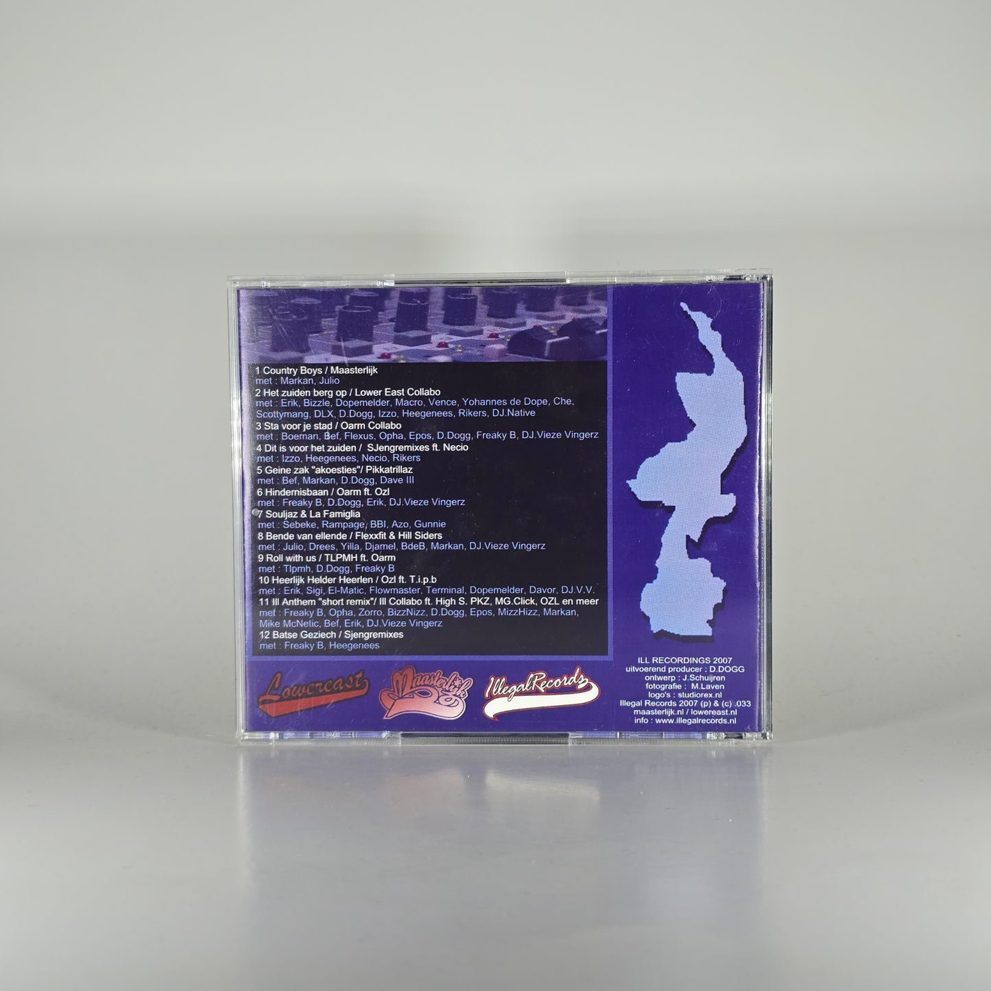 ILLEGAL RECORDS COMPI 2007 - HIP HOP UIT HET ZUIDEN CD