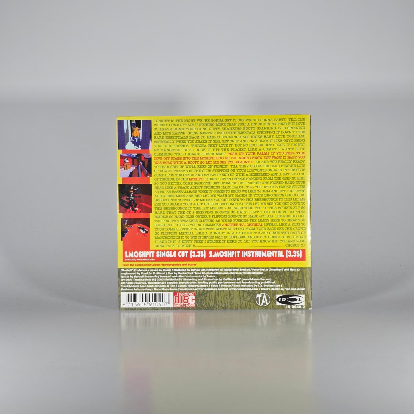 TRACK ADDICTS - MOSHPIT CD SINGLE
