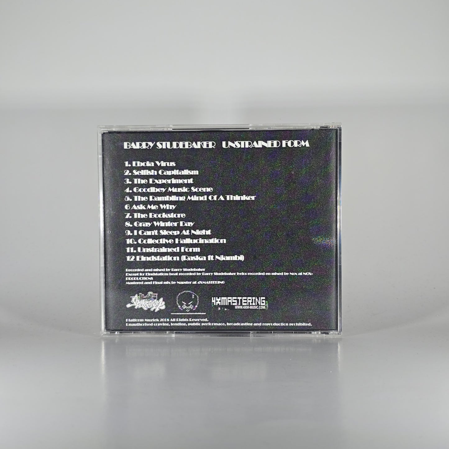 BARRY STUDEBAKER - UNSTRAINED FORM CD
