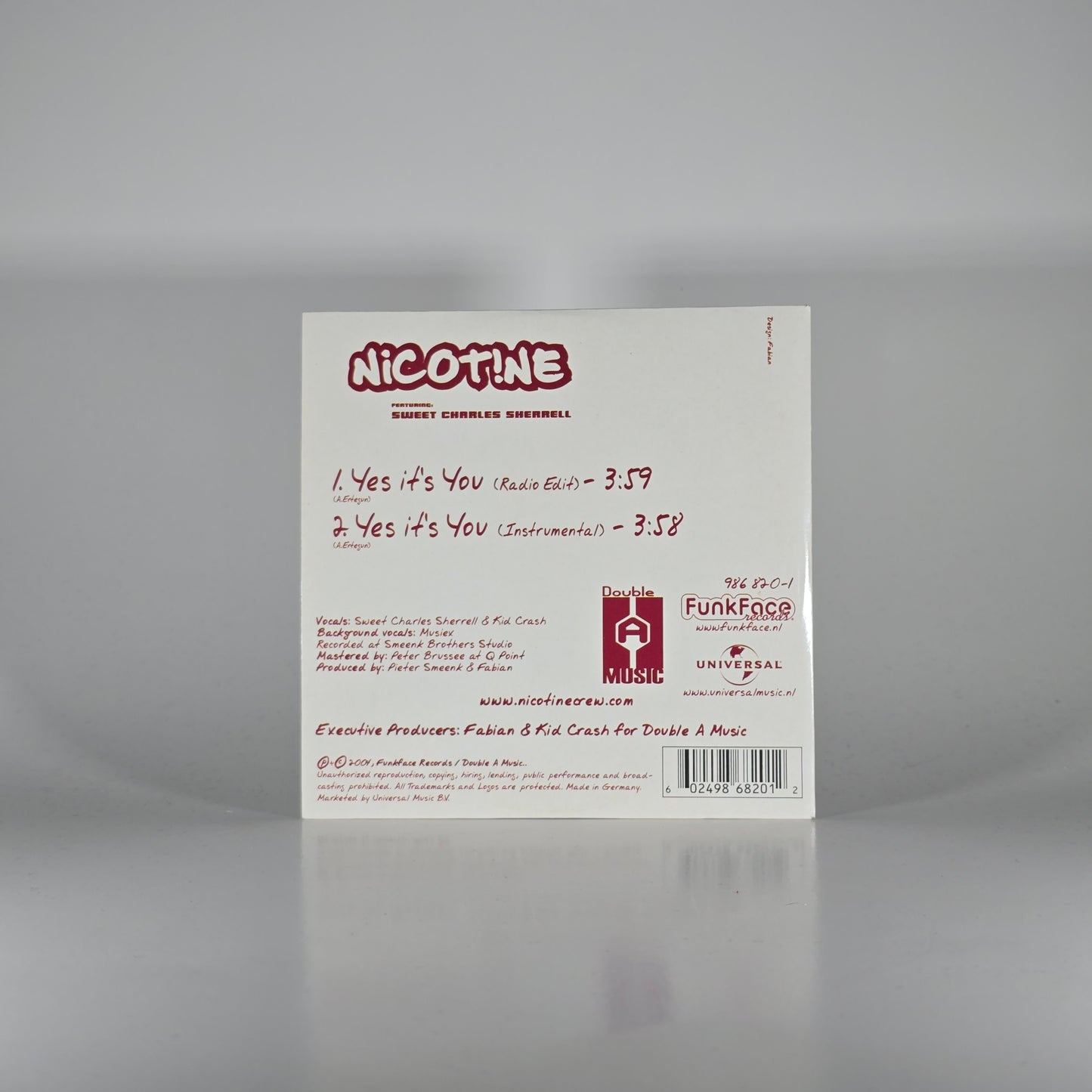 NICOT!NE - YES IT'S YOU CD SINGLE